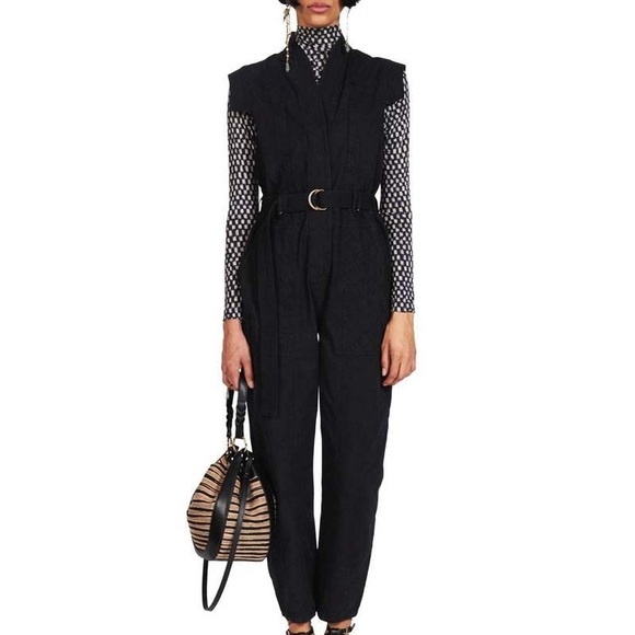 Ulla Johnson Pants - Ulla Johnson Taylor Jumpsuit in Noir